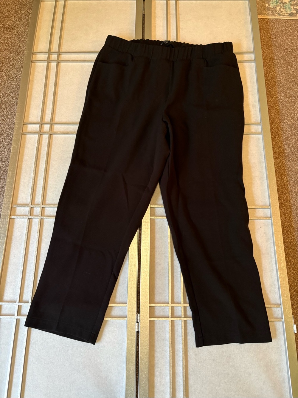 Universal Standard Black Stretch Pull-On Pants